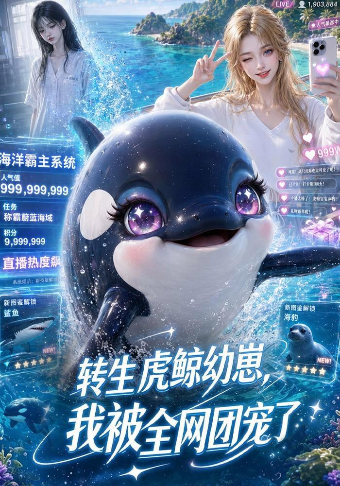 转生虎鲸幼崽，我被全网团宠