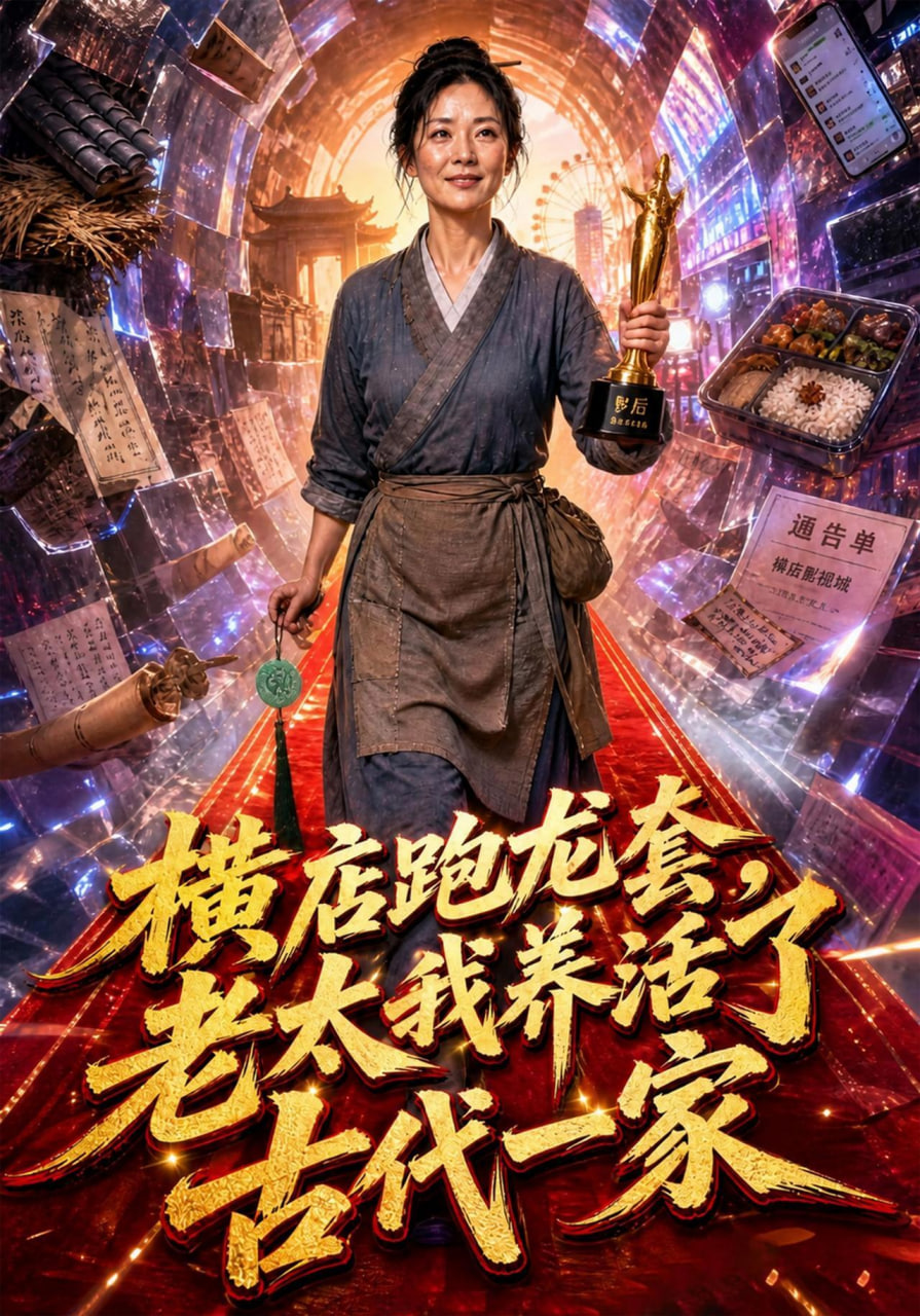 横店跑龙套，老太我养活了古代一家